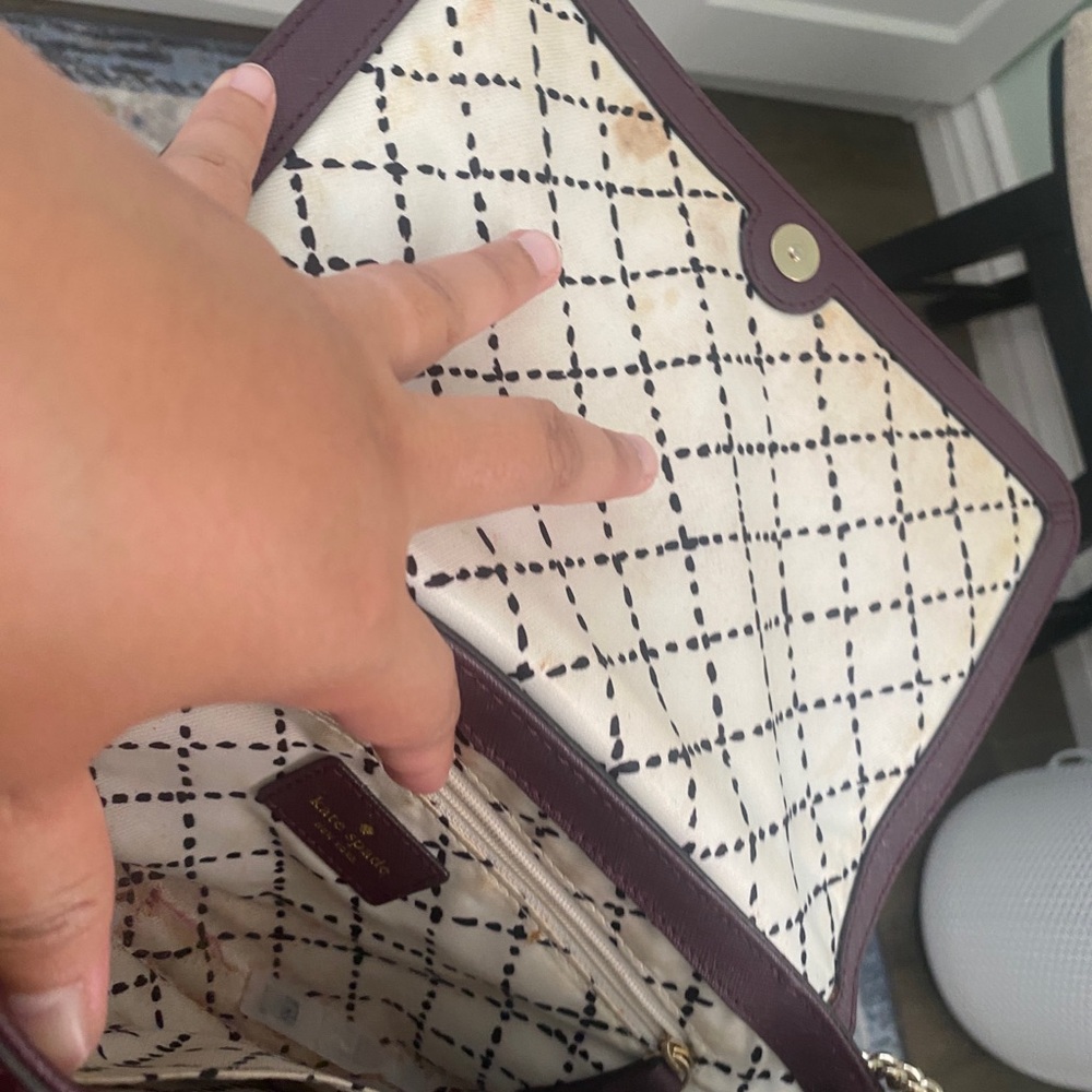Kate spade purple shoulder bag